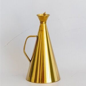 NEW Gold Oil Cruet